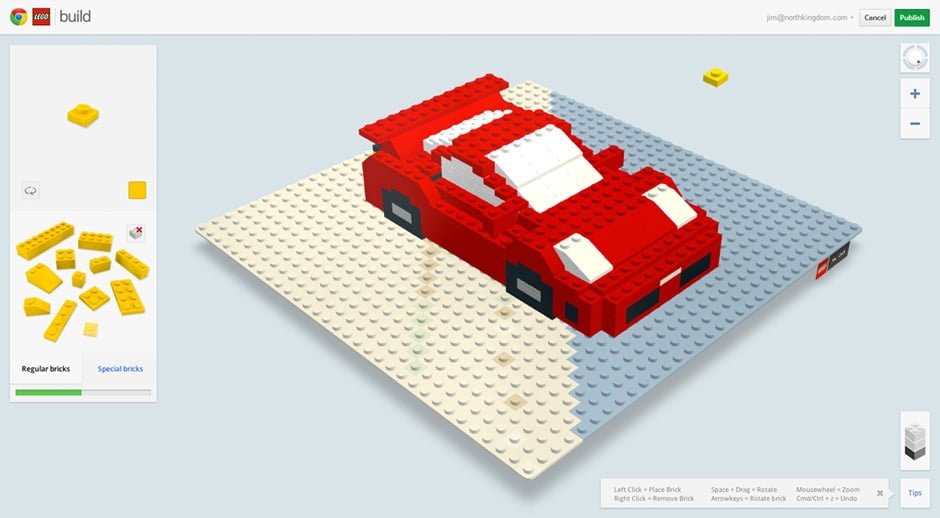 Jugando con mis legos virtuales, miren lo que hice