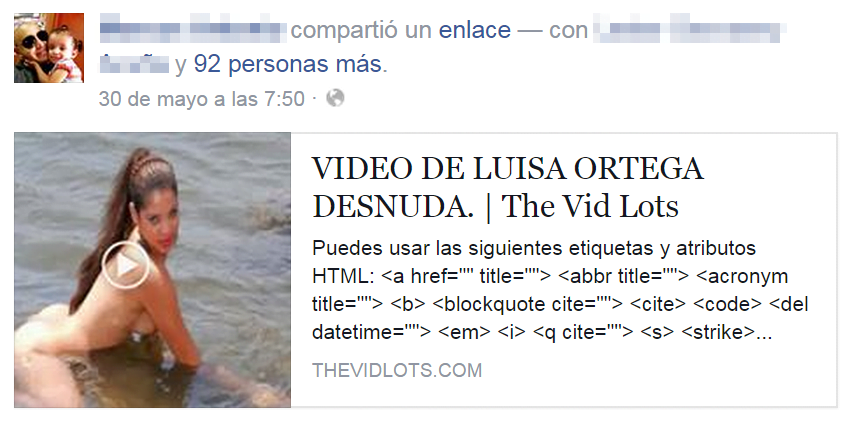 Truco para evitar el Virus de Facebook del video Pornografico