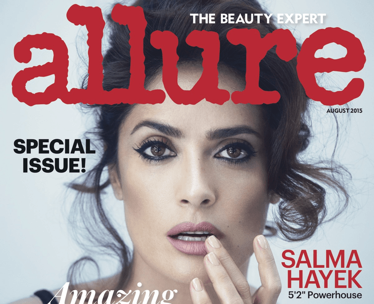 Las fotos sexy de Salma Hayek para Allure (agosto 2015)