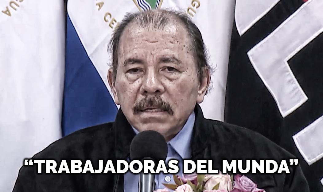 Resumen oficial del discurso de Daniel Ortega (el de las trabajadoras del munda y la tos chifladora)