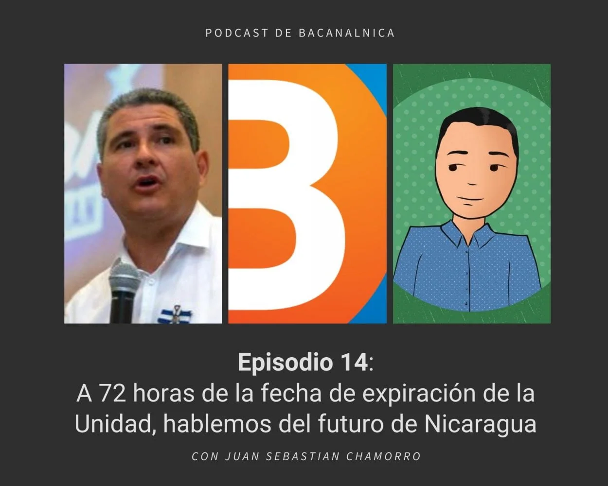 Episodio 14 del podcast de Bacanalnica, con Juan Sebastian Chamorro