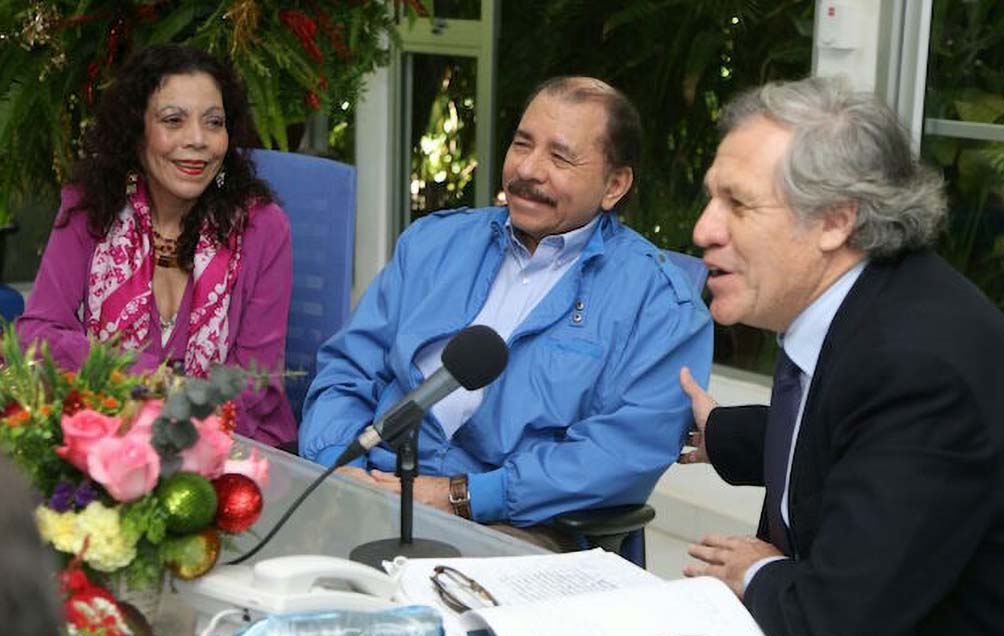 Luis Almagro y Daniel Ortega