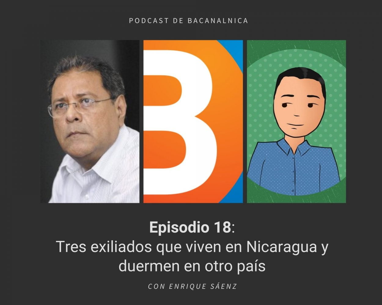 Episodio 18 del podcast de Bacanalnica con Enrique Sáenz