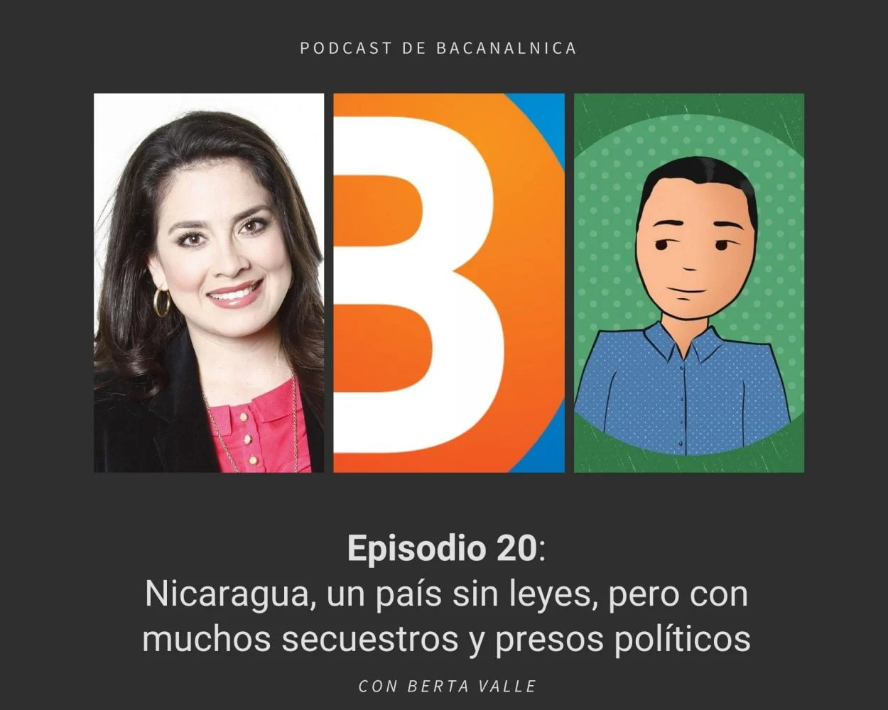 Episodio 20 del podcast de Bacanalnica, con Berta Valle