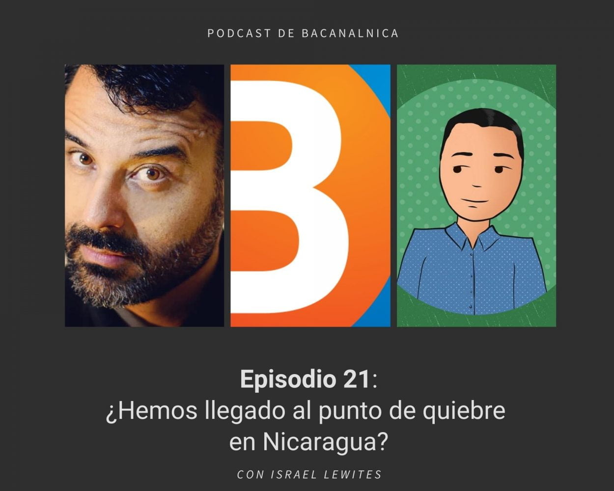 Episodio 21 del podcast de Bacanalnica, con Israel Lewites