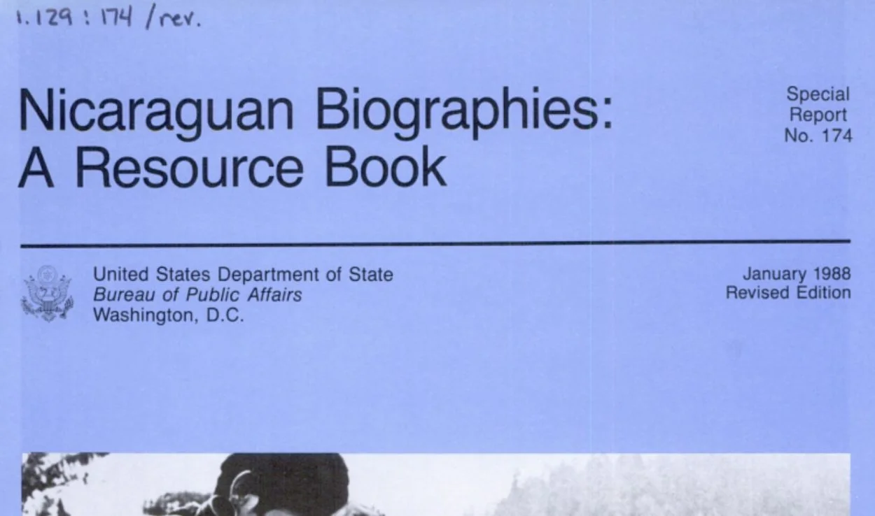 2 libros sobre Nicaragua para entender mejor estas elecciones (patrocinado por la CIA)