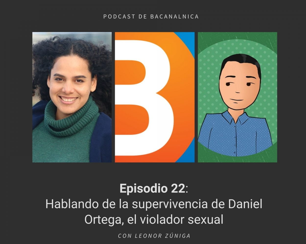 Episodio 22 del podcast de Bacanalnica, con Leonor Zúniga