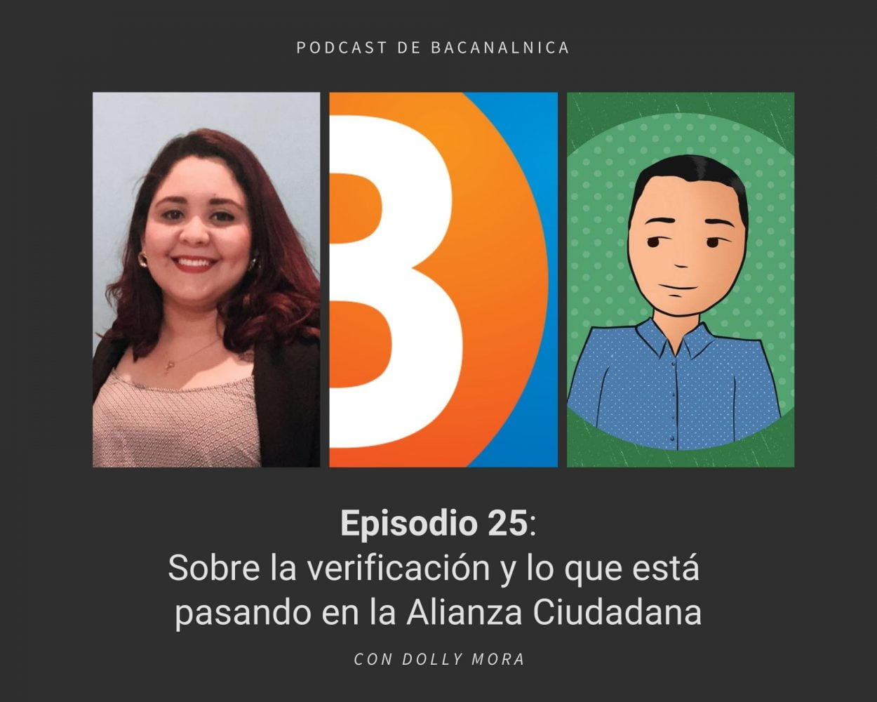 Episodio 25 del podcast de Bacanalnica, con Dolly Mora