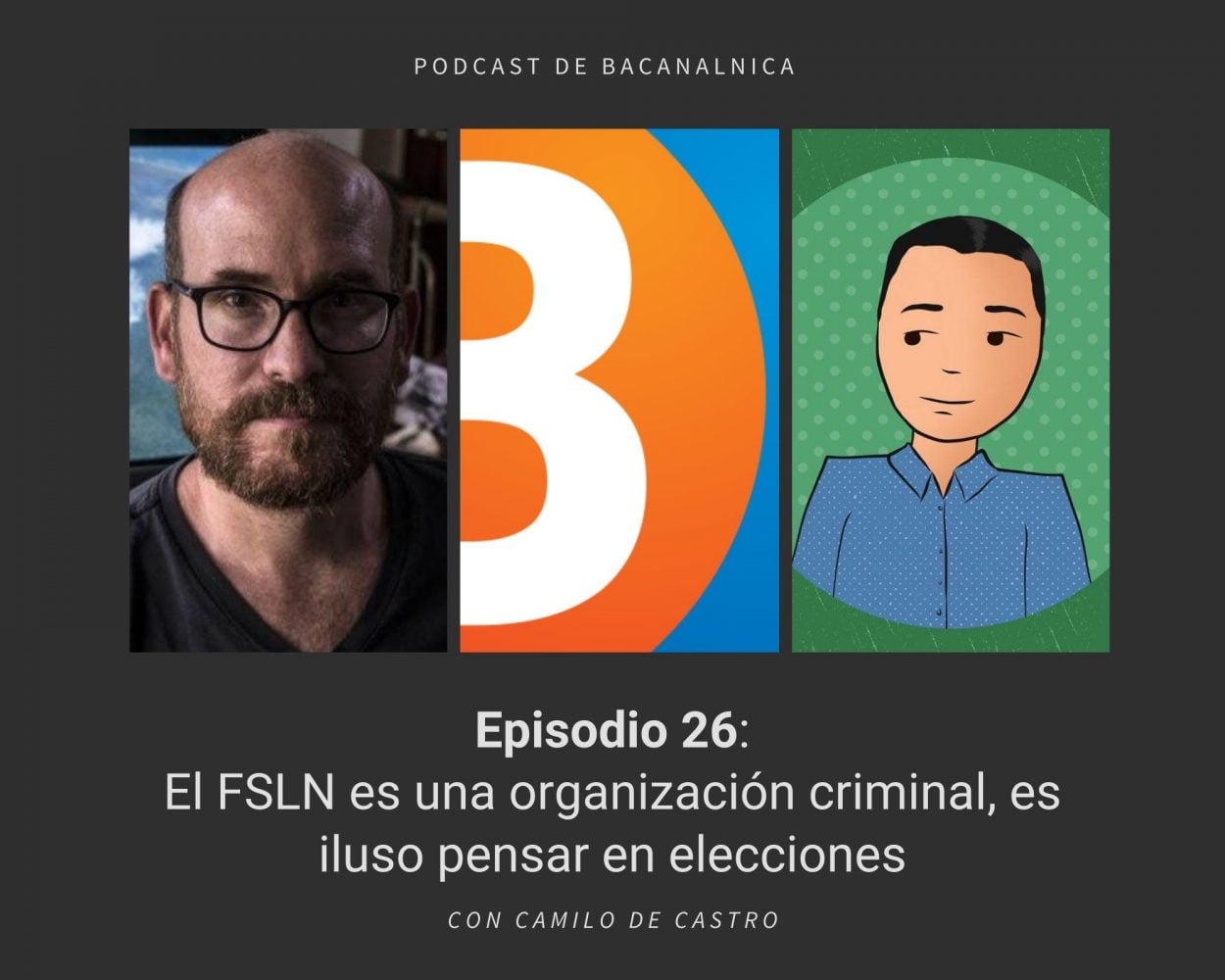 Episodio 26 del podcast de Bacanalnica, con Camilo De Castro