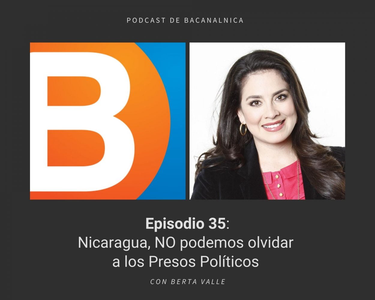 Episodio 35 del podcast de Bacanalnica, con Berta Valle