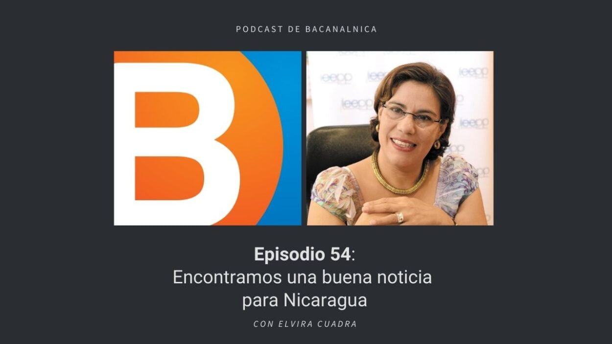 Episodio 54 del podcast de Bacanalnica, con Elvira Cuadra