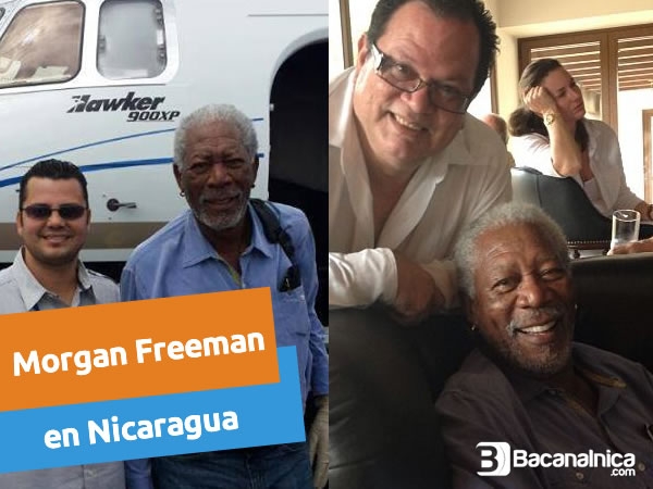 Si, Morgan Freeman está en Nicaragua (Fotos)